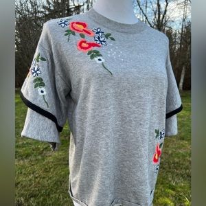 Women’s THML Embroidered Bell Sleeve Sweater